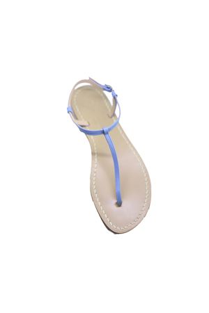 Handmade basic Capri Sandals Da Costanzo | S1918AZZURRO